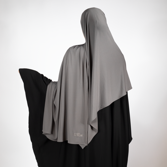 Grey Premium Jersey Hijab