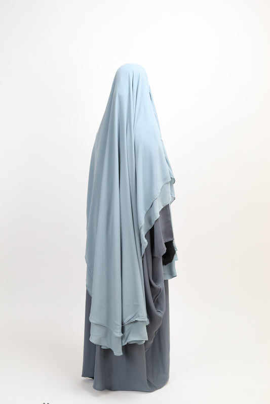 Sky Khimar Set