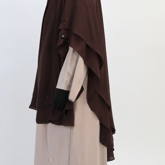Chocolate Khimar Set