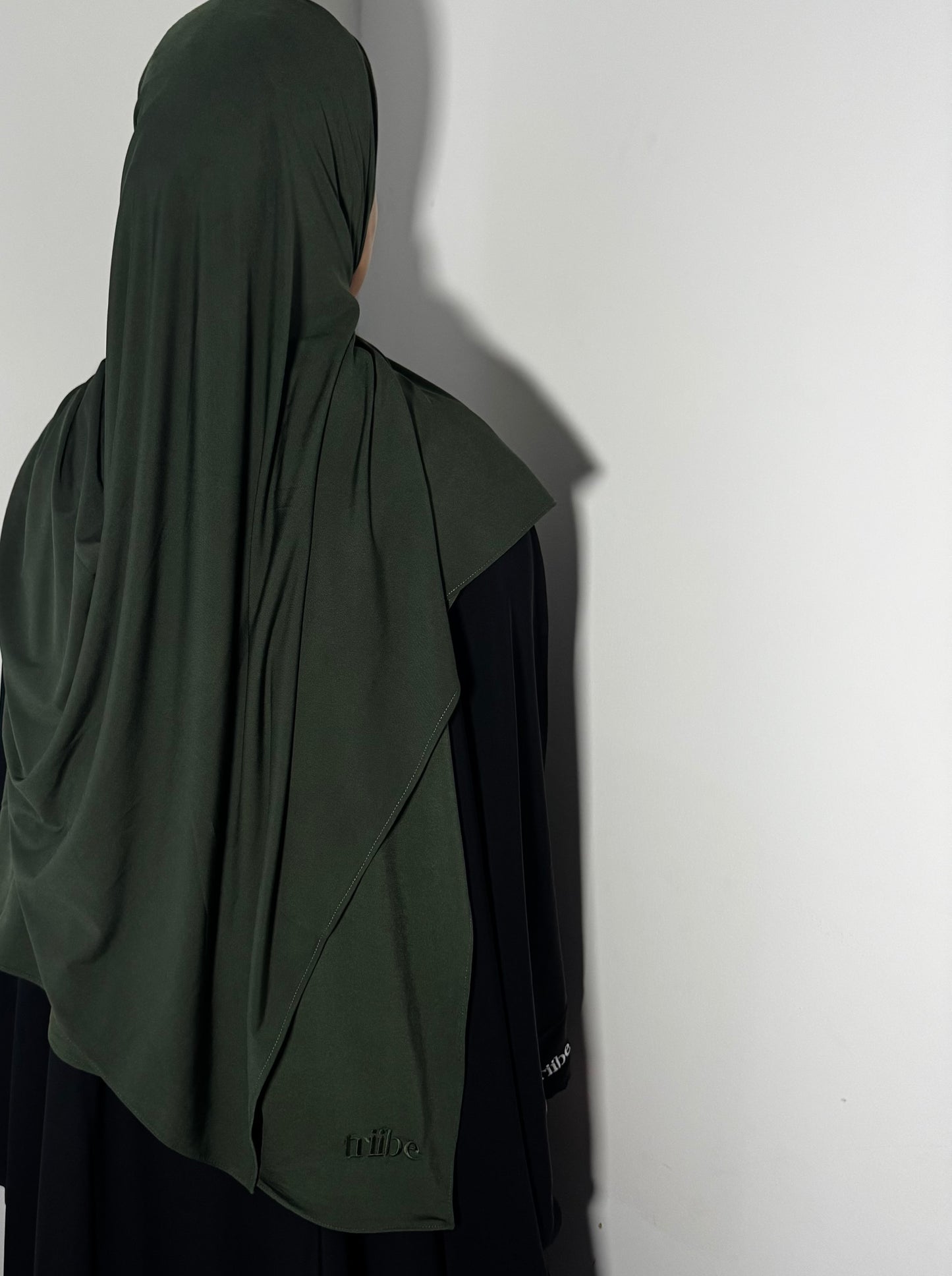 Dark Khaki Premium Jersey Hijab