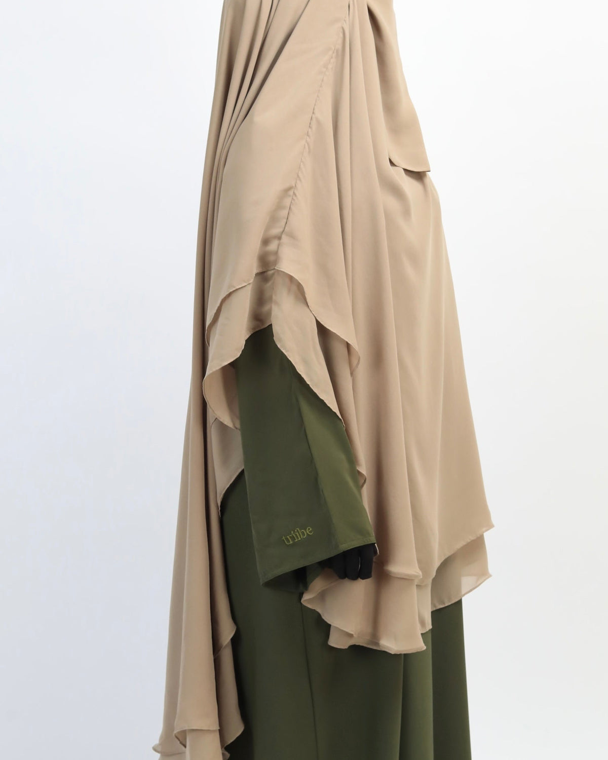 Light Taupe Khimar Set