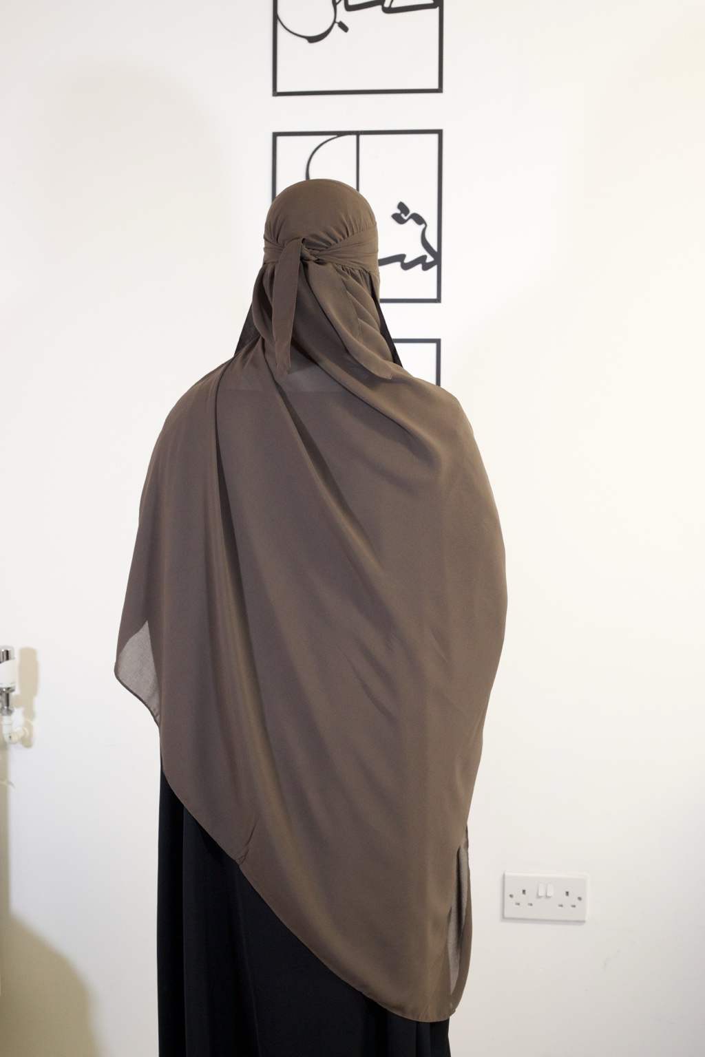Niqab set - Dark Taupe