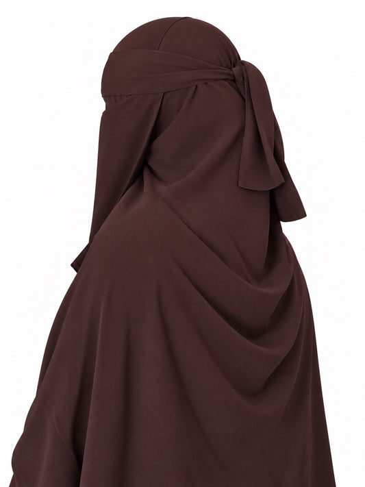 Niqab Set - chocolate