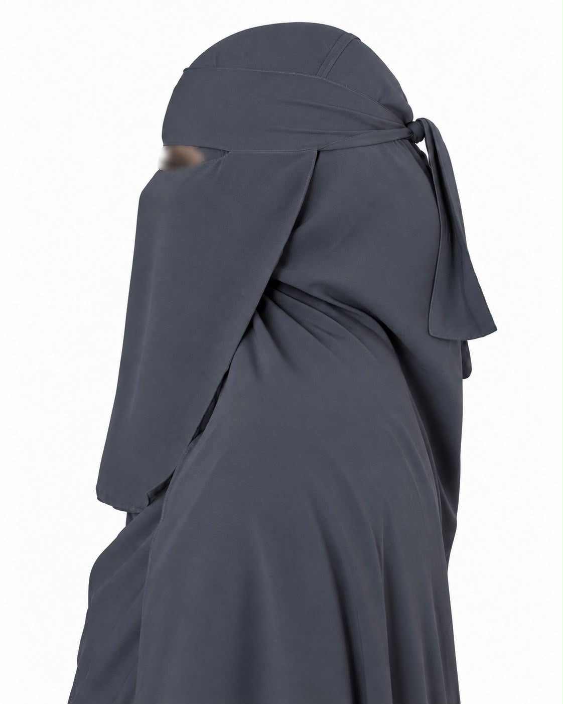 Single Niqab - Graphite