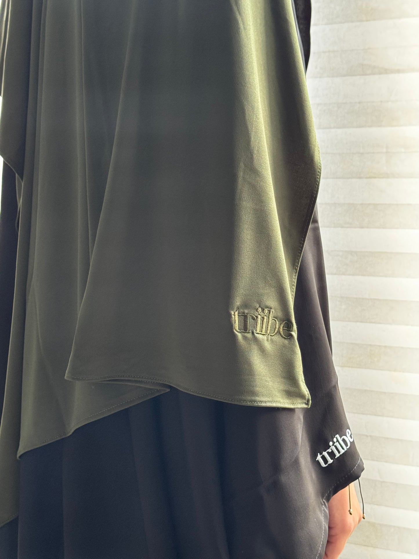 Dark Khaki Premium Jersey Hijab