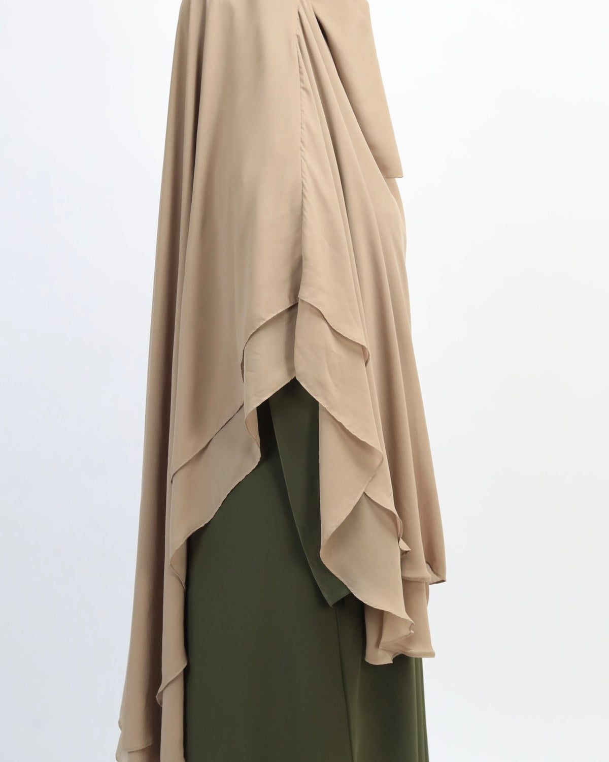 Light Taupe Khimar Set