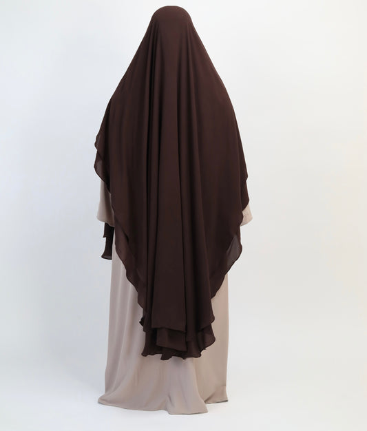 Chocolate Khimar Set