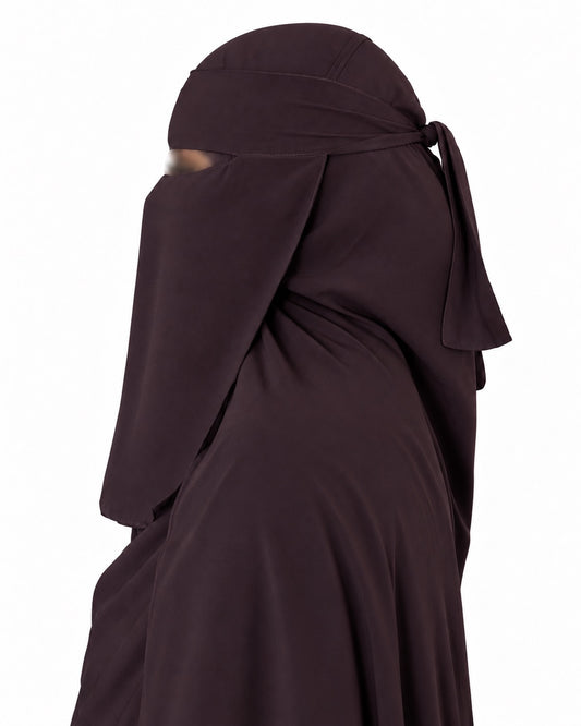 Niqab Set - Deep Purple