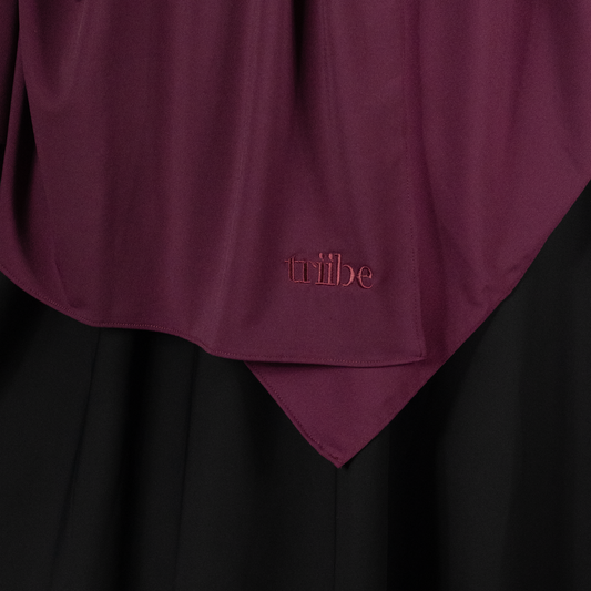 Aubergine Premium Jersey Hijab