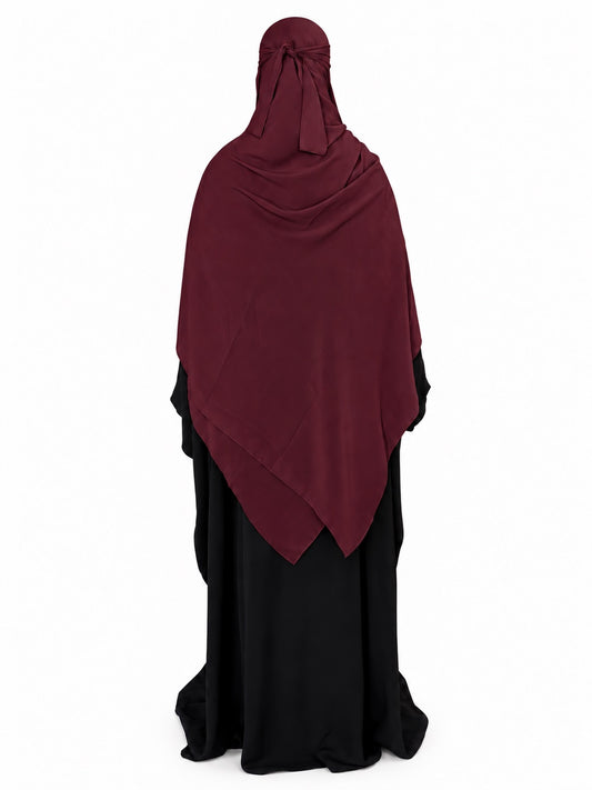 Niqab Set - Berry