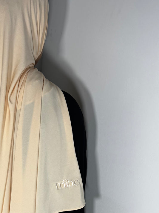 Ecru Premium Jersey Hijab
