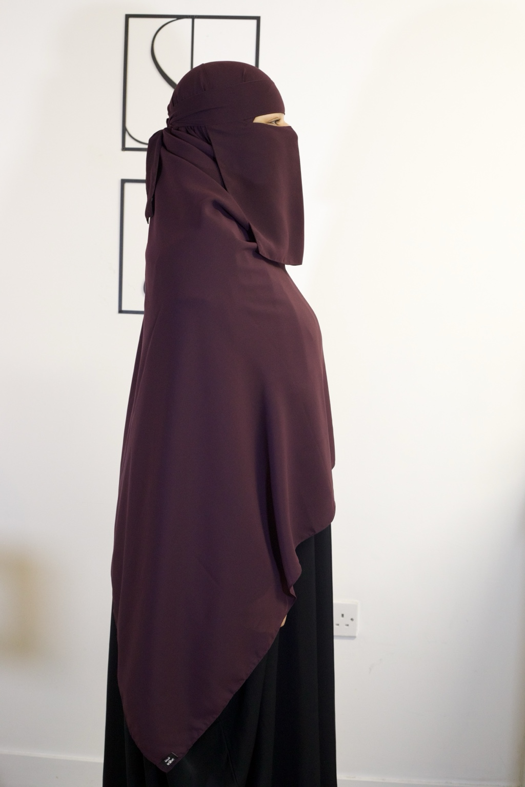 Niqab Set - Deep Purple