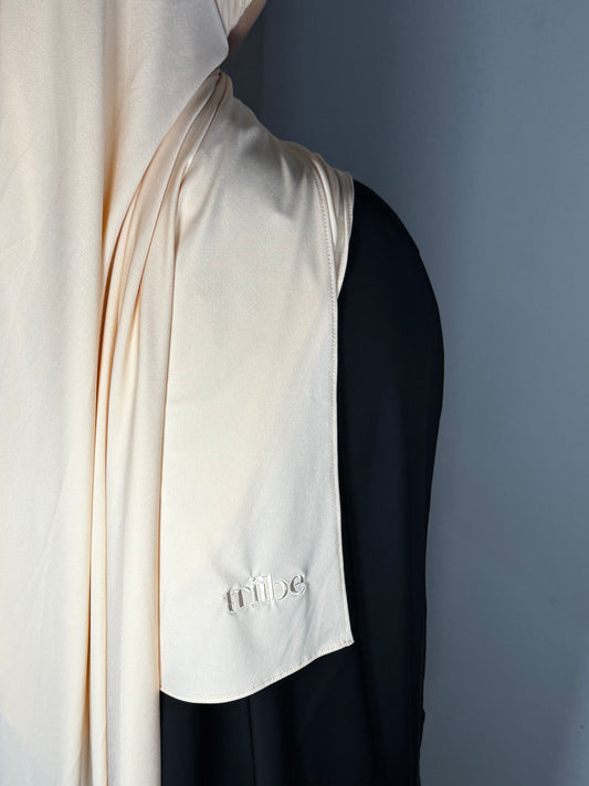 Ecru Premium Jersey Hijab